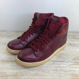 Nike Dynasty High Top Shoe 389757-600 Deep Cranberry Mens Size 10.5 MINT RARE
